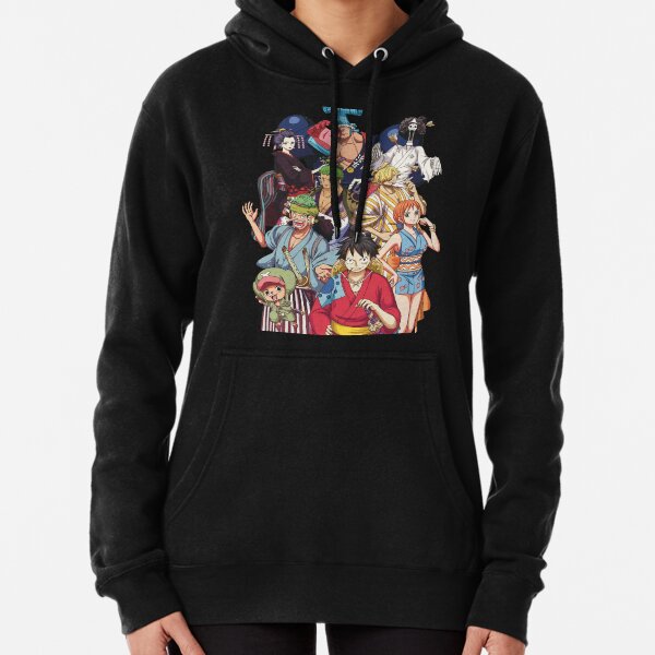 Straw hat crew. Land of Wano gear Pullover Hoodie