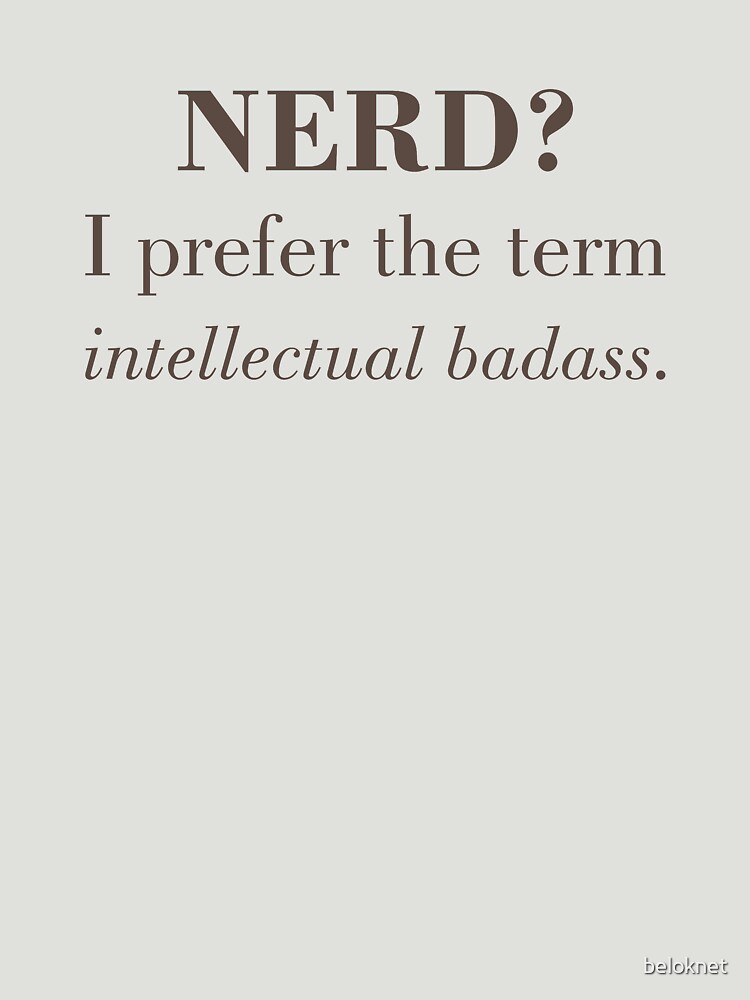 « Nerd? » par beloknet