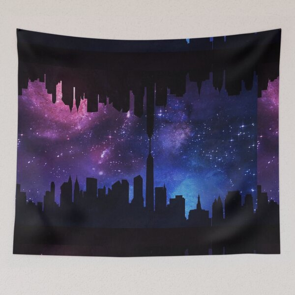 Item preview, Galaxy City Silhouette designed and sold by Paradox Gifts.