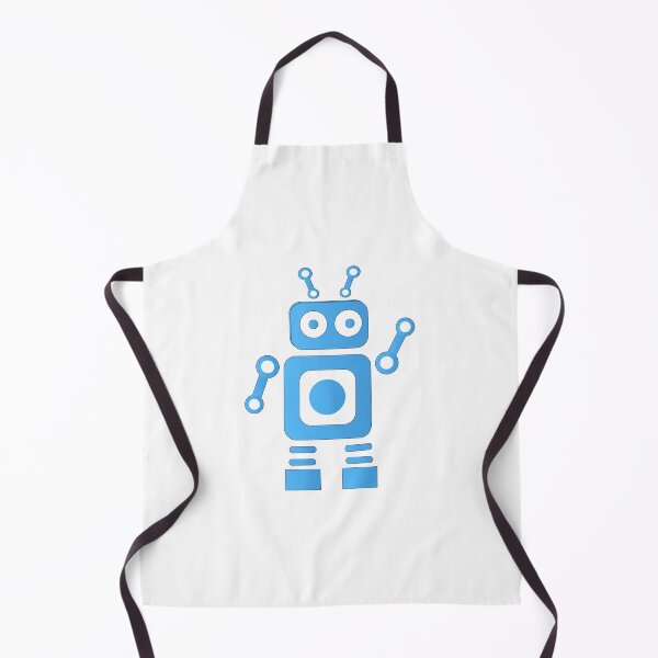 Item preview, Blue Retro Robot designed and sold by Hedgie Designs.