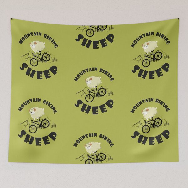 Item preview, Mountain Biking Sheep designed and sold by EclairVanilla.