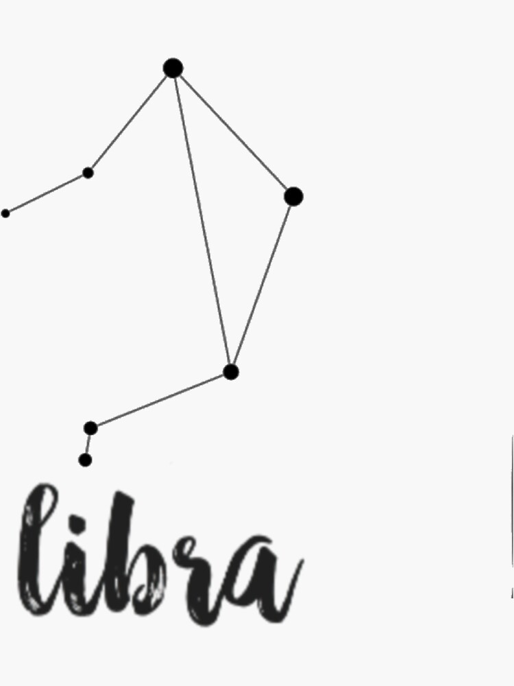 A zodiac sign test for Libra Sticker