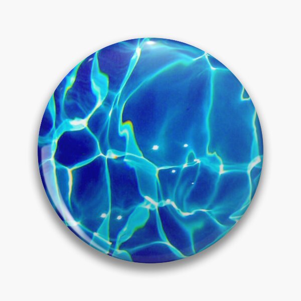 Item preview, East Northport: Electric blue abstract print of light underwater designed and sold by tenderlovingart.