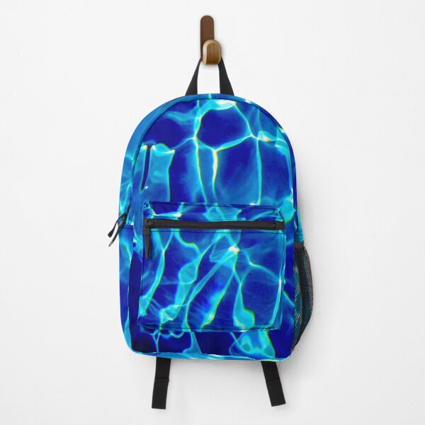 Item preview, East Northport: Electric blue abstract print of light underwater designed and sold by tenderlovingart.