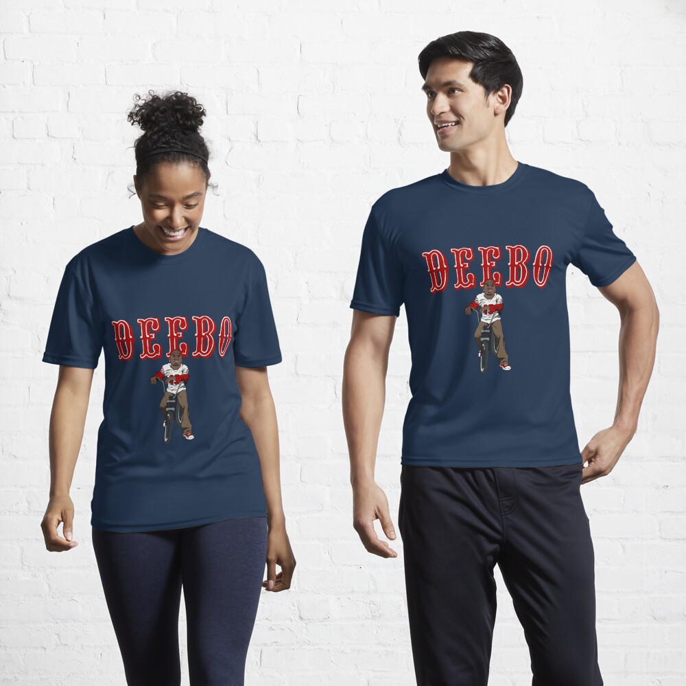 Who wants some of deebo Fitted V-Neck T-Shirt for Sale by the-rtist