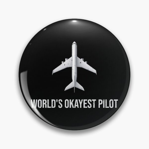 Item preview, World's Okayest Pilot designed and sold by tshirt redbubble.