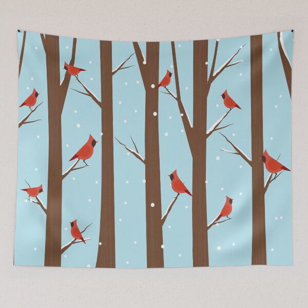 Item preview, Birds in trees designed and sold by Arinom.