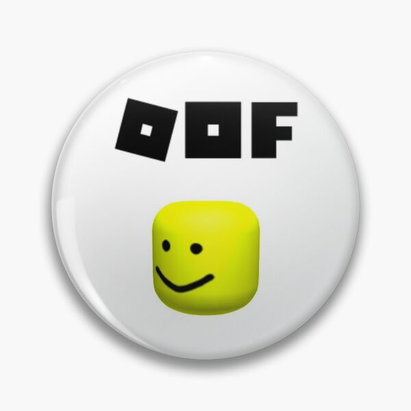 Oof Roblox Sound Pins And Buttons Redbubble - roblox noise button