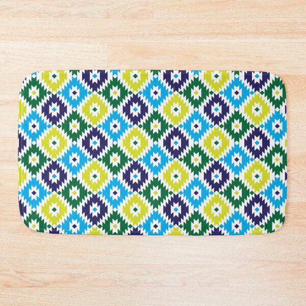 Item preview, Native pattern green blue designed and sold by GingerBest.