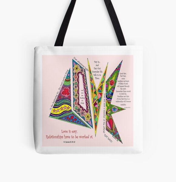 LOve...Relationship Poem All Over Print Tote Bag