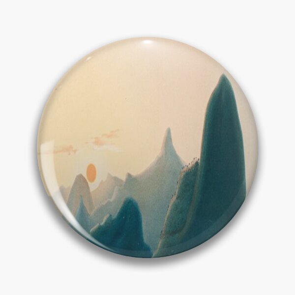Item preview, Corcovado in Rio ( Mountainous landscape) blue shaded designed and sold by AntiqueBrazil.
