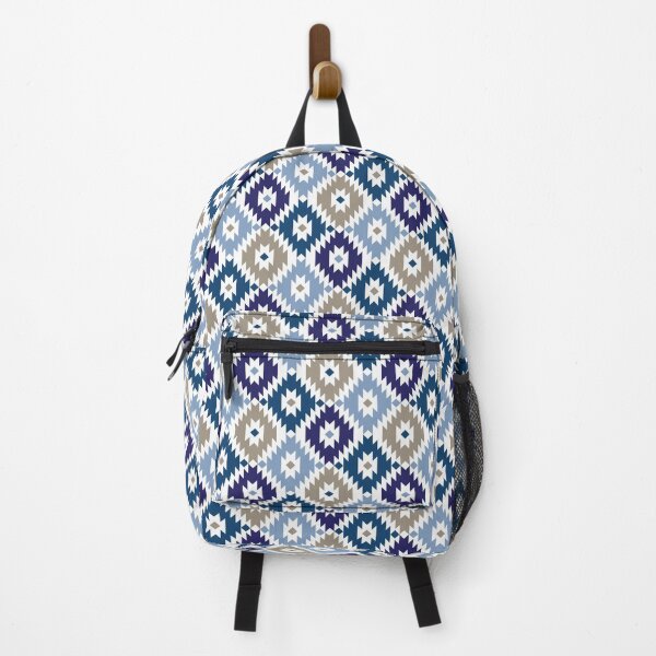Item preview, Native pattern grey blue designed and sold by GingerBest.
