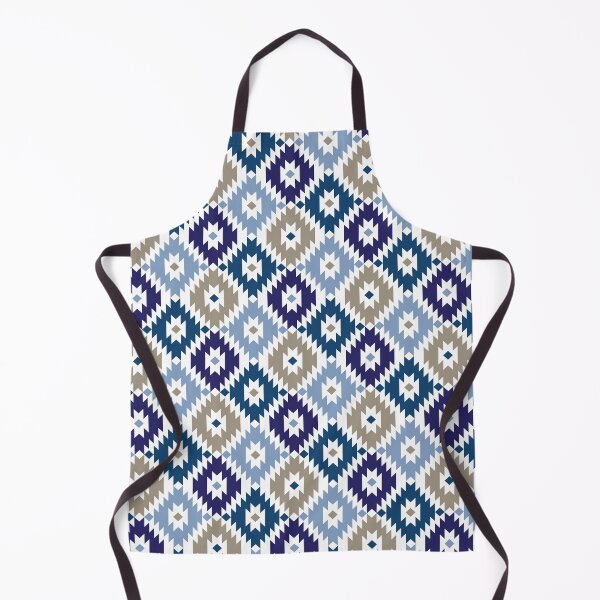 Item preview, Native pattern grey blue designed and sold by GingerBest.