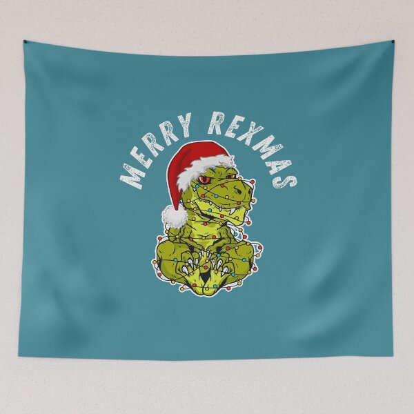 Item preview, Merry Rexmas Dinosaur Christmas Tree Rex Fa Ra Rawr Xmas T-Shirt designed and sold by spezoinks.