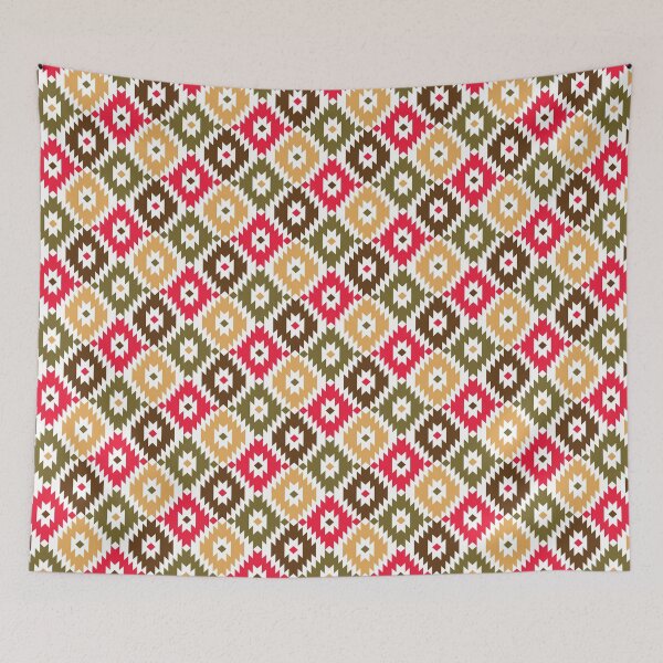 Item preview, Native pattern green red designed and sold by GingerBest.