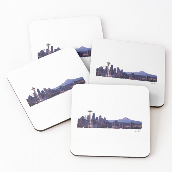 Item preview, Seattle Skyline Outline designed and sold by kosmickow.