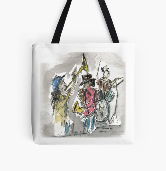 Music Den All Over Print Tote Bag