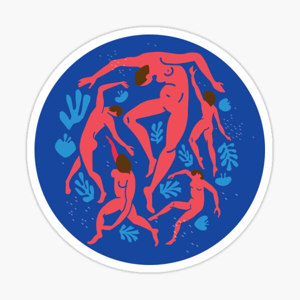 Matisse The Dance Art Sticker
