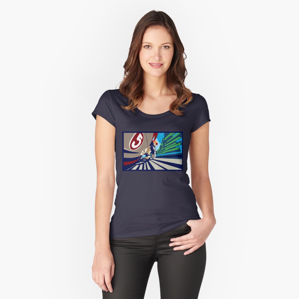 Item preview, Fitted Scoop T-Shirt designed and sold by SFDesignstudio.