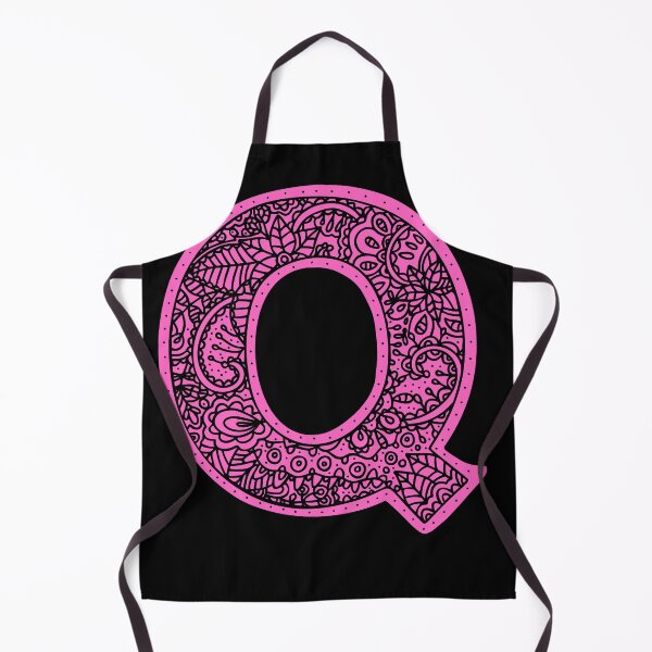 Artikelvorschau, Q Monogramm Mandala Zentangle entworfen und verkauft von Meaningfully.