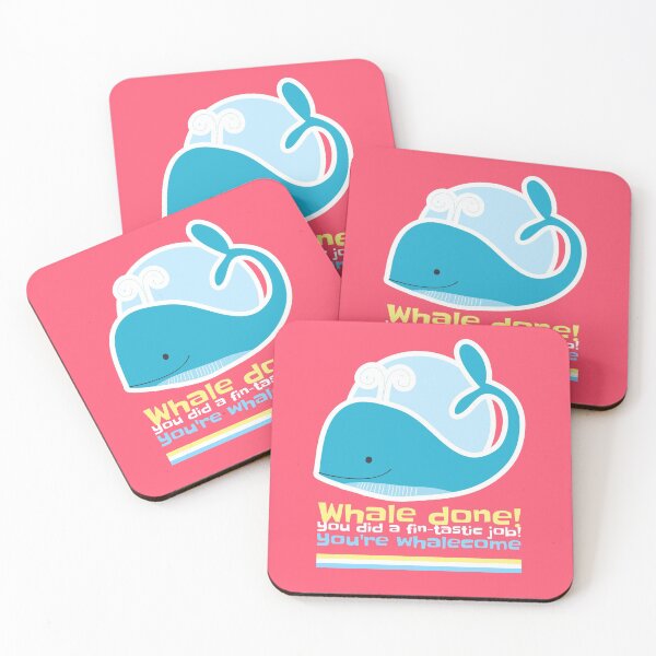 Item preview, Whale done! Animal pun designed and sold by CocoAndMore.