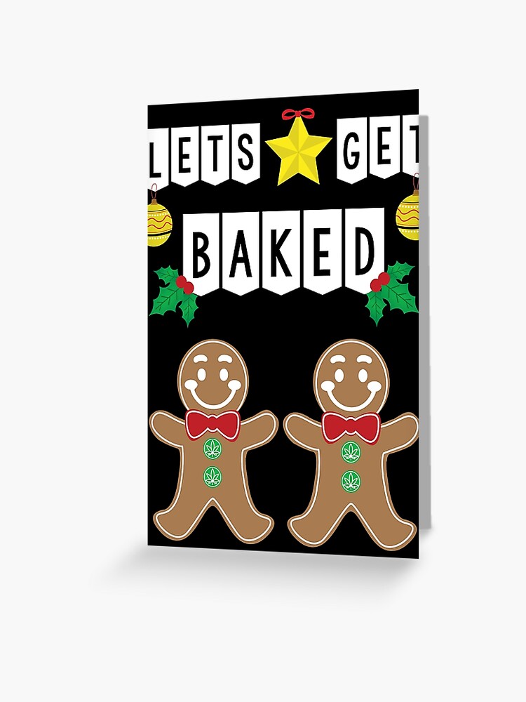 let's get baked christmas sweater