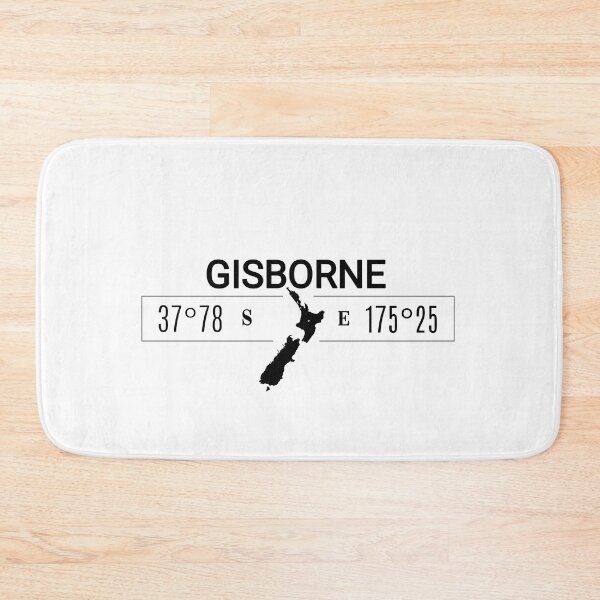 Item preview, GISBORNE-New Zealand-Coordinates-Map-Sign designed and sold by LatitudeNZ.