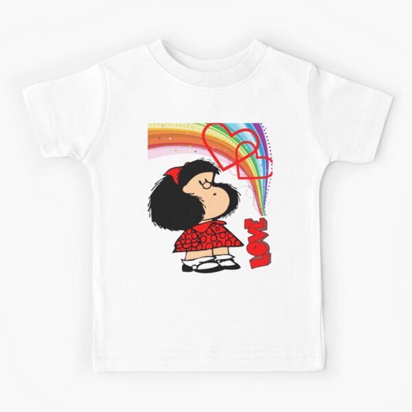 Copy of Mafalda and flowers Camiseta para niños