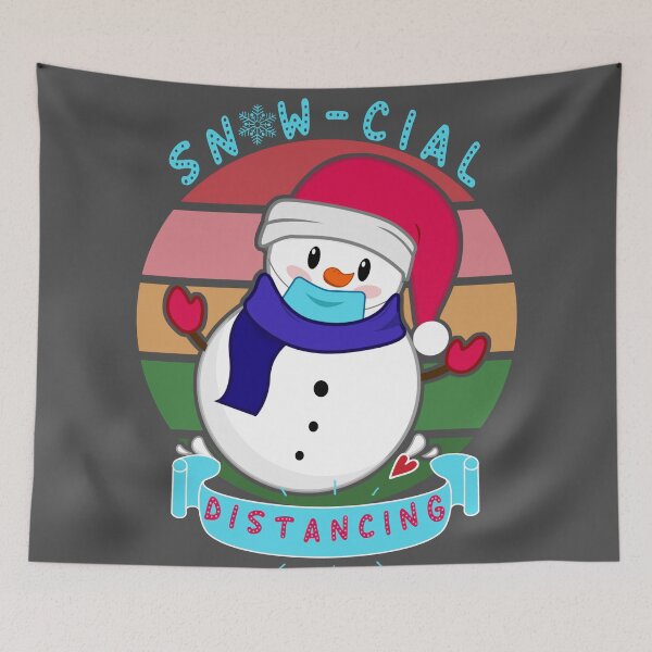 Item preview, Snowcial distancing vintage designed and sold by SidTastic .