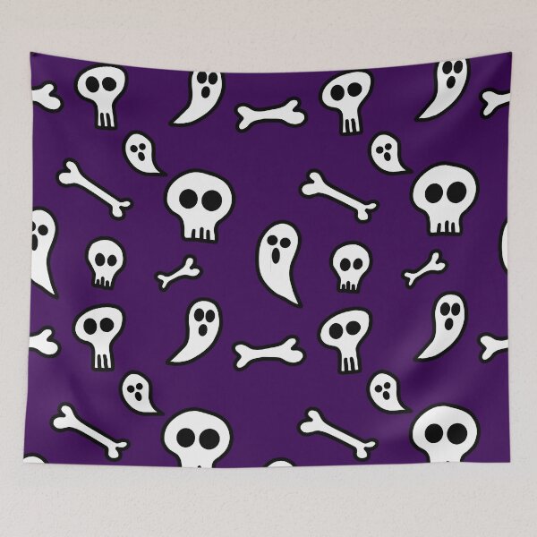 Item preview, Spooky Doodle Pattern Purple designed and sold by imadedthese.