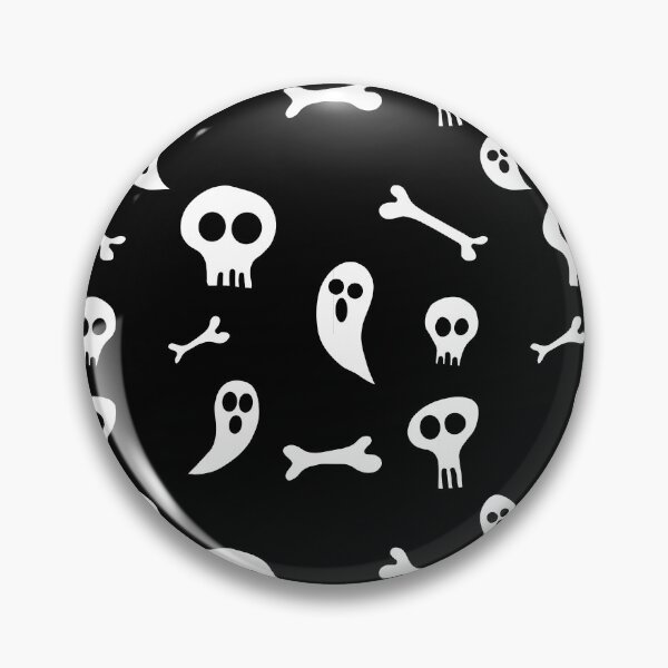 Item preview, Spooky Doodle Pattern Black designed and sold by imadedthese.