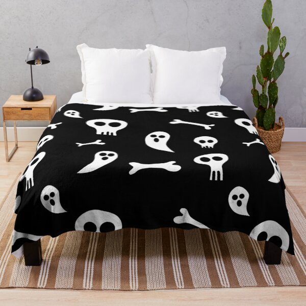 Item preview, Spooky Doodle Pattern Black designed and sold by imadedthese.