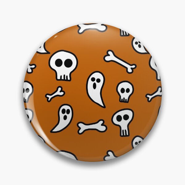 Item preview, Spooky Doodle Pattern Orange designed and sold by imadedthese.