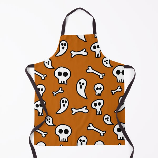 Item preview, Spooky Doodle Pattern Orange designed and sold by imadedthese.