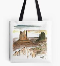 Desert Landscape Tote Bag