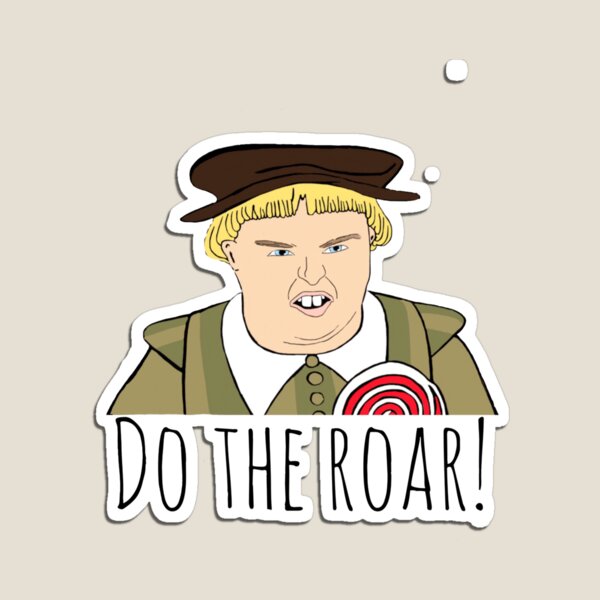 Do the roar kid Magnet for Sale by froggyleggs