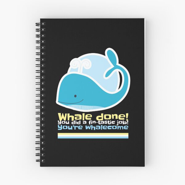Item preview, Whale done! Animal pun designed and sold by CocoAndMore.
