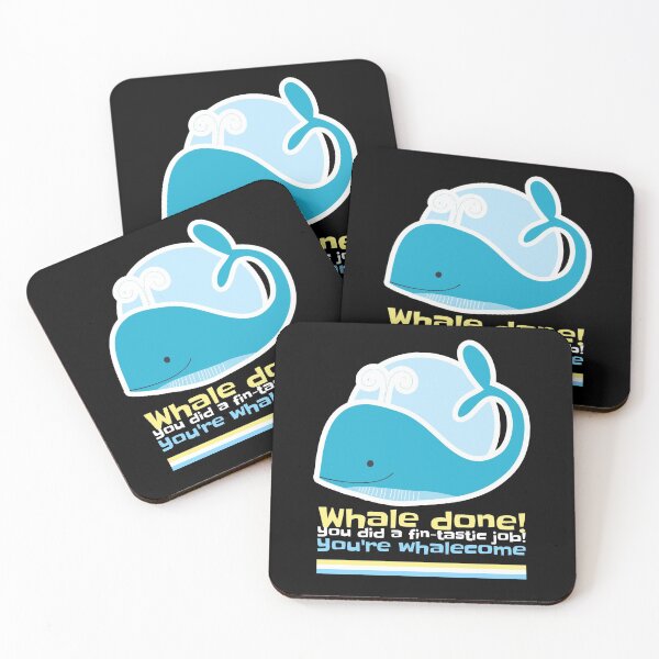 Item preview, Whale done! Animal pun designed and sold by CocoAndMore.