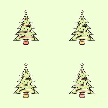 Artwork thumbnail, Cute Xmas trees pack by Pastel-PaletteD