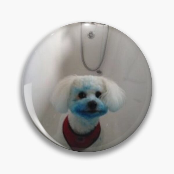 Item preview, Dog ate the ink cartdige button designed and sold by CringyLunberg.