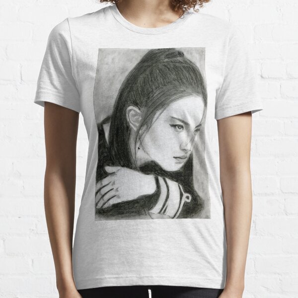 Realistic Liu Yifei Drawing Art -- Liu Yifei Graphite Pencil Essential T-Shirt
