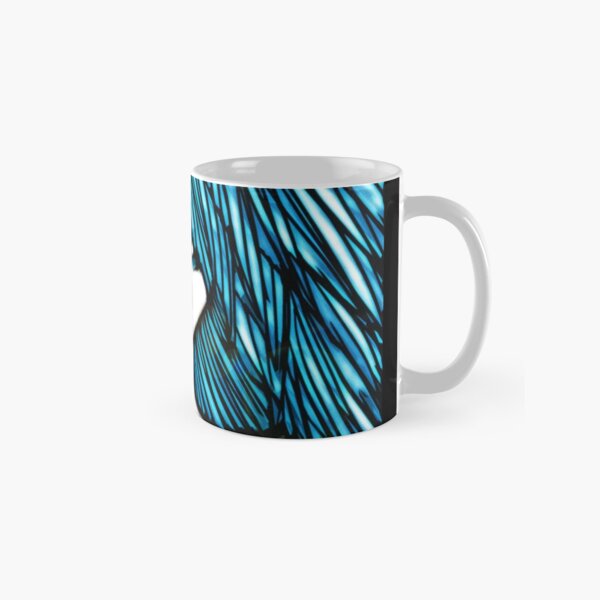 Blue Hair Fall Day Classic Mug