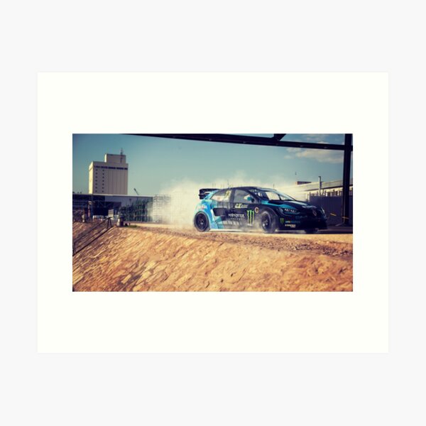 Cartelkhana Andreas Bakkerud World Rallycross Art Print