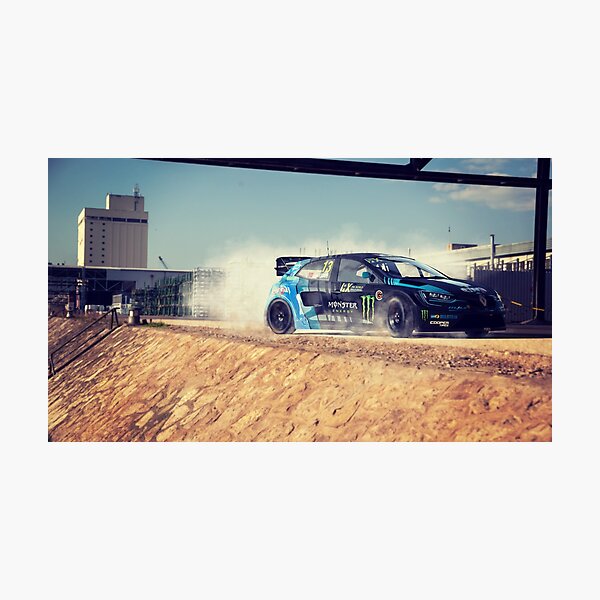 Cartelkhana Andreas Bakkerud World Rallycross Photographic Print