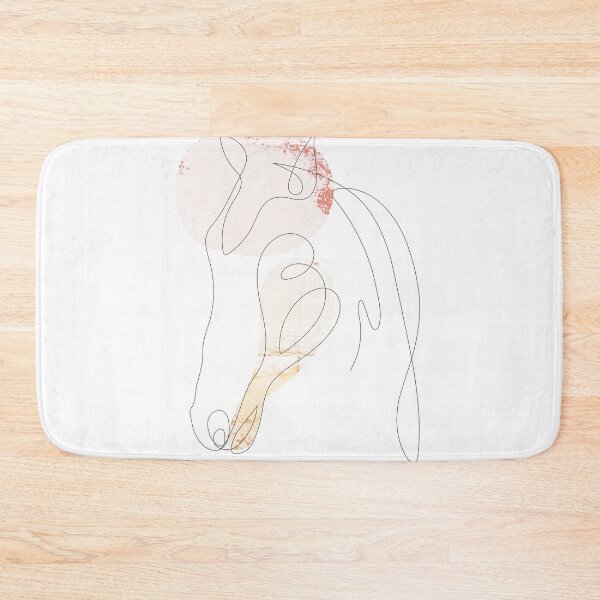 Item preview, Minimal Horse Line Drawing designed and sold by SurfolioPrints.