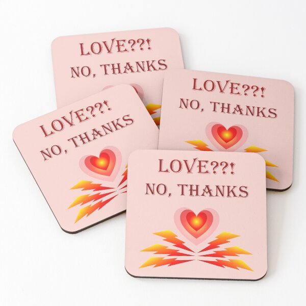 Item preview, Love??! No, thanks designed and sold by helenkaiy.