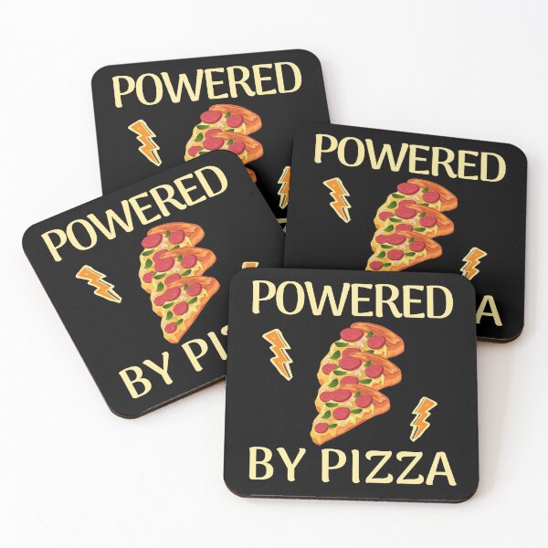 Item preview, Powered by Pizza, Funny Christmas Gift for teens designed and sold by AmazingEcraft.