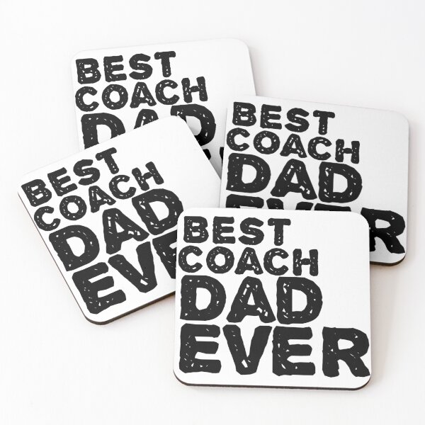 Item preview, Best Coach Dad Ever designed and sold by TeesYouWant.