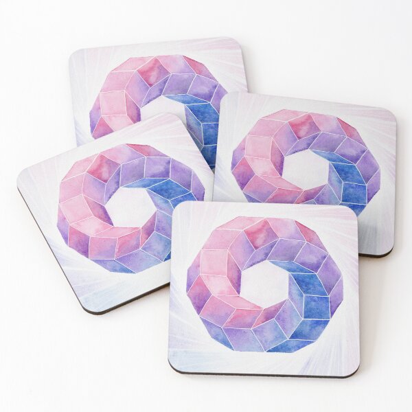 Item preview, Watercolor Impossible Polyhedron designed and sold by maruwatercolor.