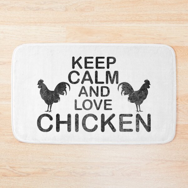 Item preview, Keep Calm And Love Chicken saying chicken chickens designed and sold by DerNerd.